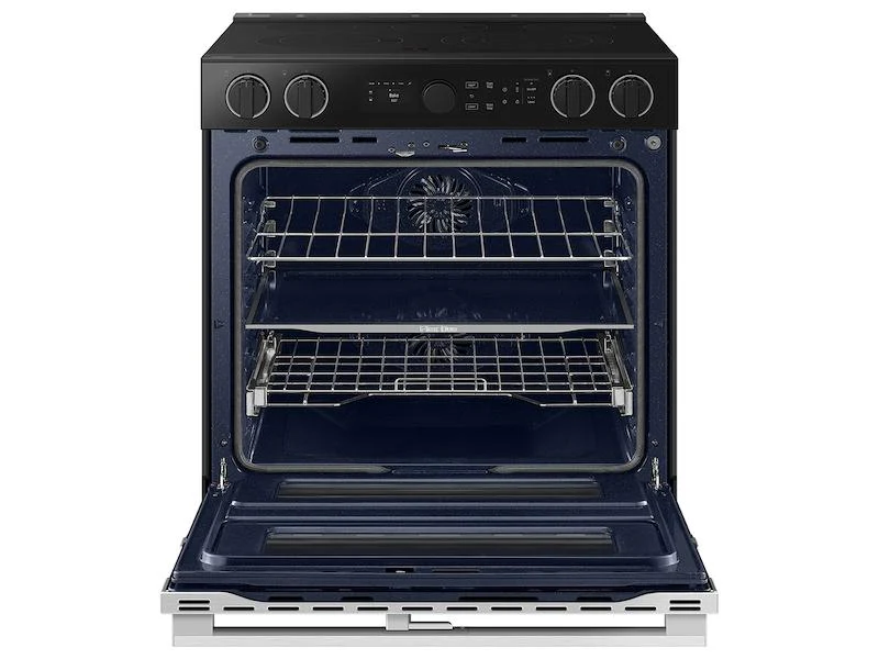 Samsung NSE6DG8550SR Bespoke Smart Slide-In Electric Range 6.3 cu. ft. with Flex Duo™ & Illuminated Precision Knobs in Stainless Steel - Image 8