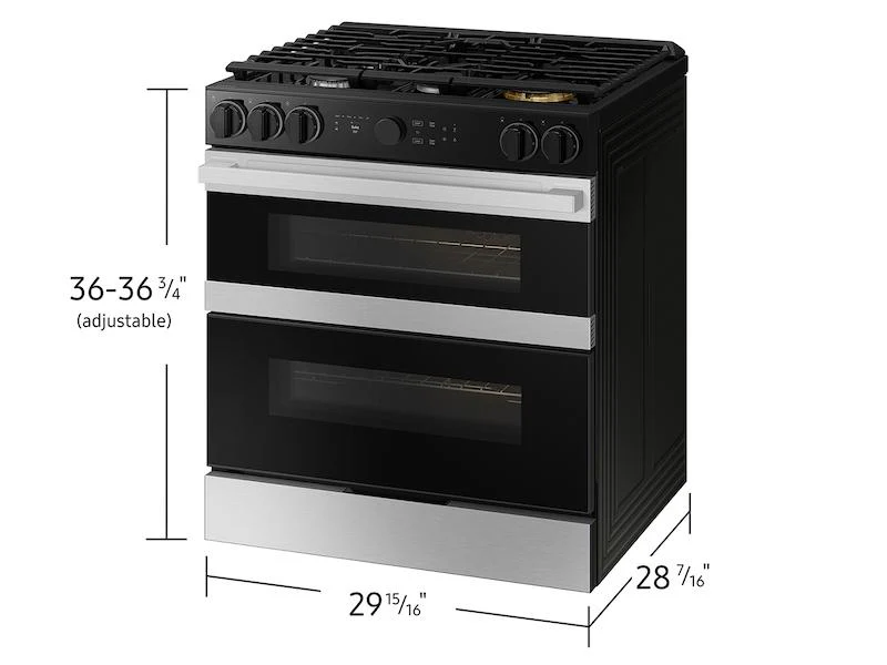 Samsung NSG6DG8550SR Bespoke Slide-in Gas Range - Image 2