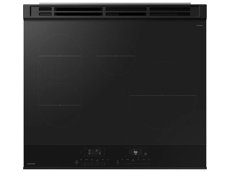 Samsung NSI6DB930012 Bespoke 6.3 cu. ft. Smart Slide-In Induction Range with Anti-Scratch Glass Cooktop & Air Fry in White Glass - Image 6