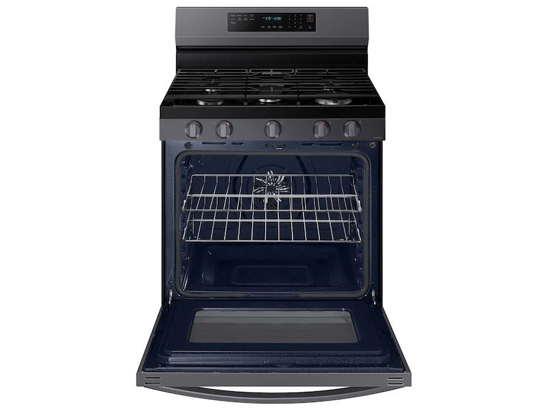 Samsung NX60A6711SG 6.0 cu. ft. Smart Freestanding Gas Range with No-Preheat Air Fry and Convection+ in Black Stainless Steel - Image 10