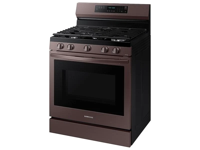 Samsung NX60A6711ST 6.0 cu. ft. Smart Freestanding Gas Range with No-Preheat Air Fry, Convection+ & Stainless Cooktop in Tuscan Stainless Steel - Image 7