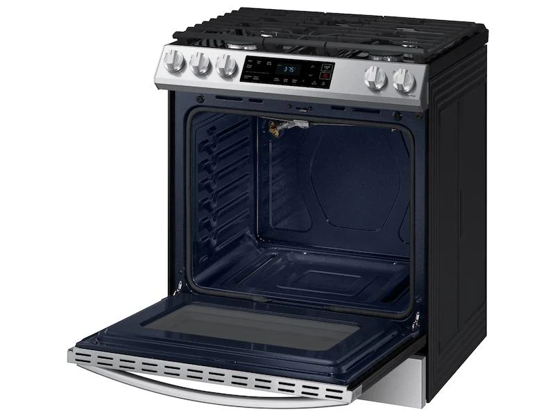SAMSUNG 6.0 cu. ft. Smart Slide-in Gas Range in Stainless Steel - Image 10