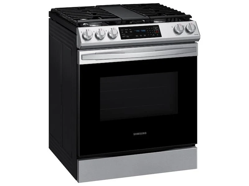 Samsung 6.0 cu. ft. Smart Slide-in Gas Range with Convection in Stainless Steel - Image 11