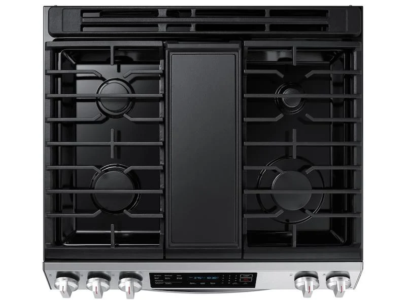 Samsung 6.0 cu. ft. Smart Slide-in Gas Range with Convection in Stainless Steel - Image 7