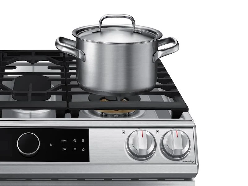 Samsung 6.0 cu ft. Smart Slide-in Gas Range with Smart Dial - Image 7