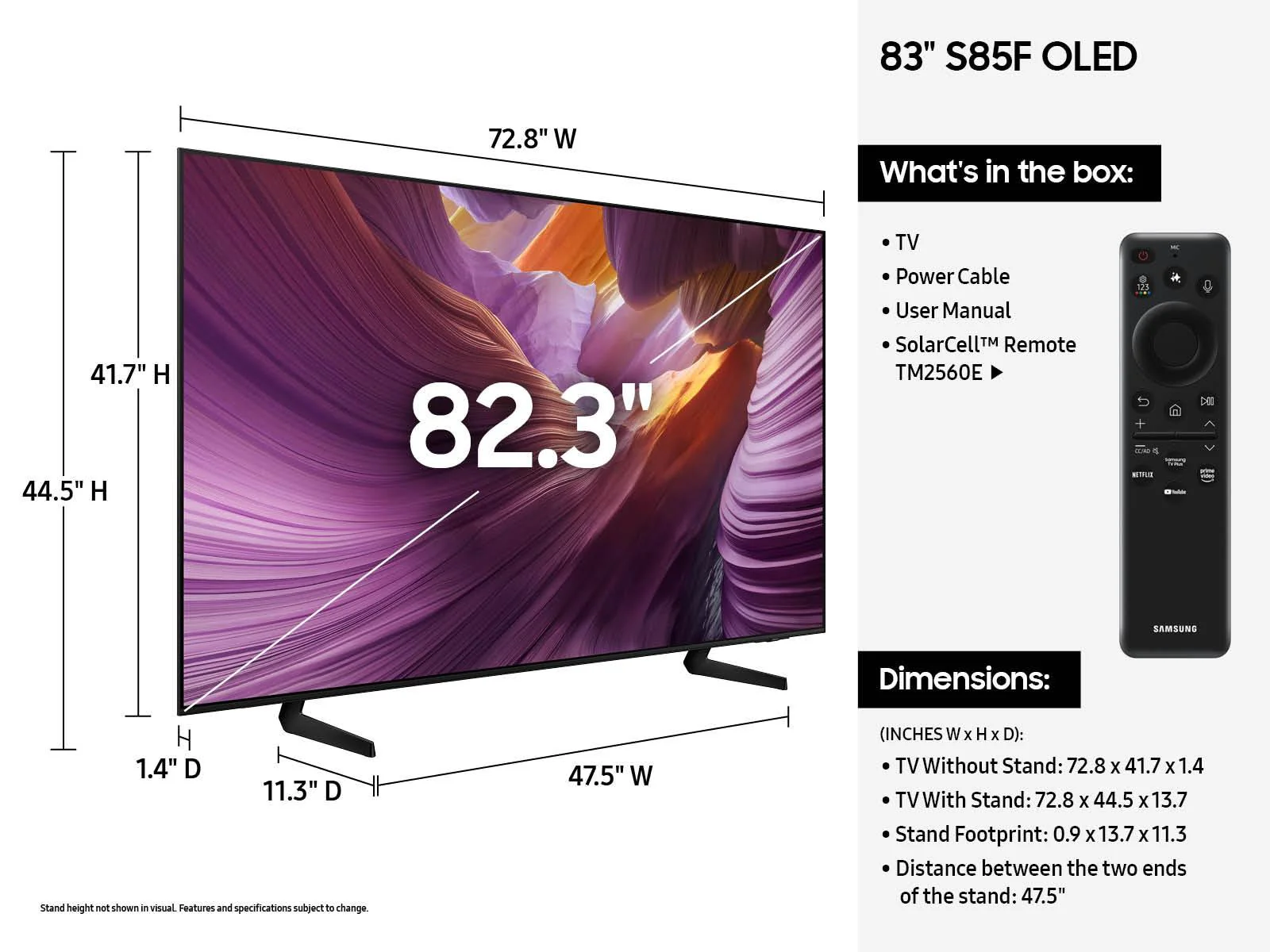 Samsung QN83S85FAEXZA 83 Inch Class OLED S85F - Image 5