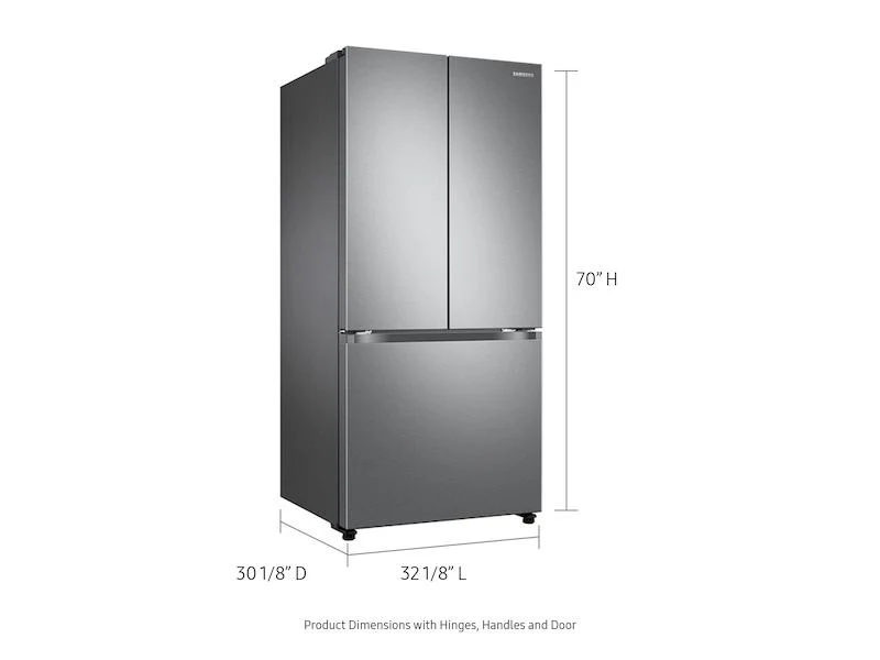 Samsung RF20A5101SR 19.5 cu. ft. Smart 3-Door French Door Refrigerator in Stainless Steel - Image 2