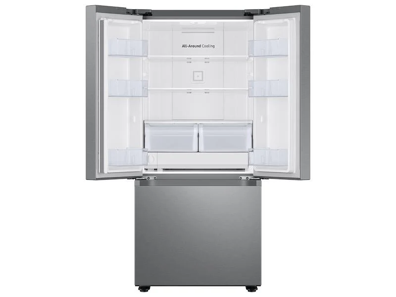 Samsung RF22A4121SR 22 cu. ft. Smart 3-Door French Door Refrigerator in Stainless Steel - Image 4