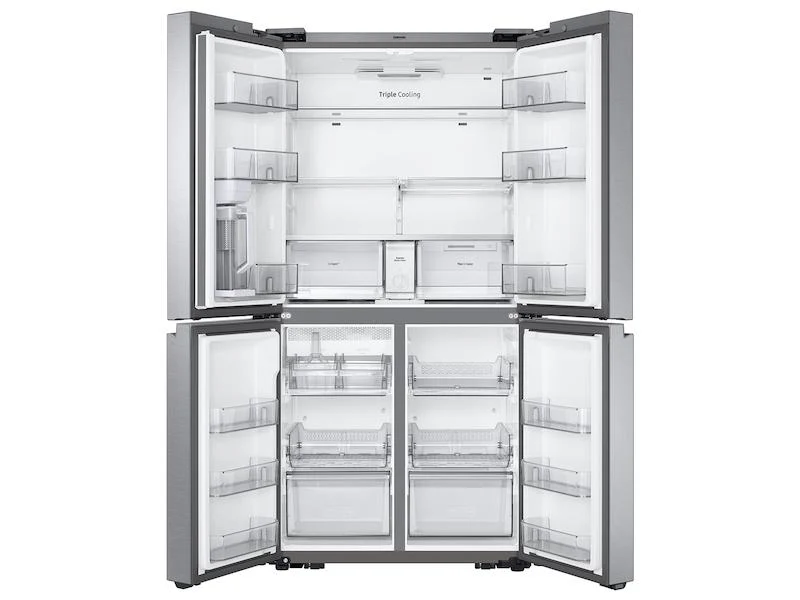 Samsung 23 cu. ft. Smart Counter Depth 4-Door Flex™ refrigerator with AutoFill Water Pitcher and Dual Ice Maker in Stainless Steel - Image 3