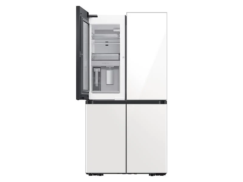 Bespoke Counter Depth 4-Door Flex™ Refrigerator (23 cu. ft.) in White Glass (2021) - Image 10