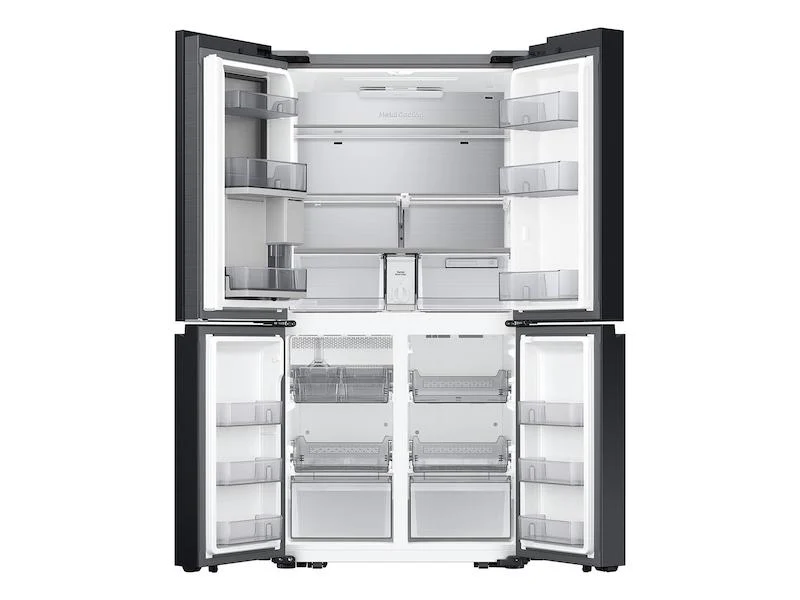 Samsung RF23DB960012 Bespoke Counter Depth 4-Door Flex™ Refrigerator (23 cu. ft.) with Beverage Center™ in White Glass - (with Customizable Door Panel Colors) - Image 7