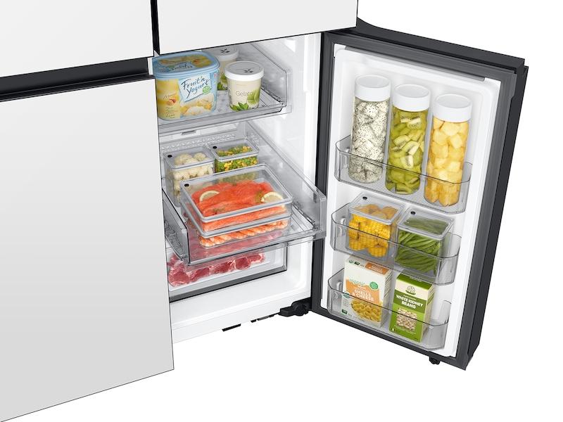 Samsung RF29DB960012 Bespoke 29 cu. ft. 4-Door Flex™ Refrigerator with Beverage Center™ & Customizable Door Panels in White Glass - Image 8