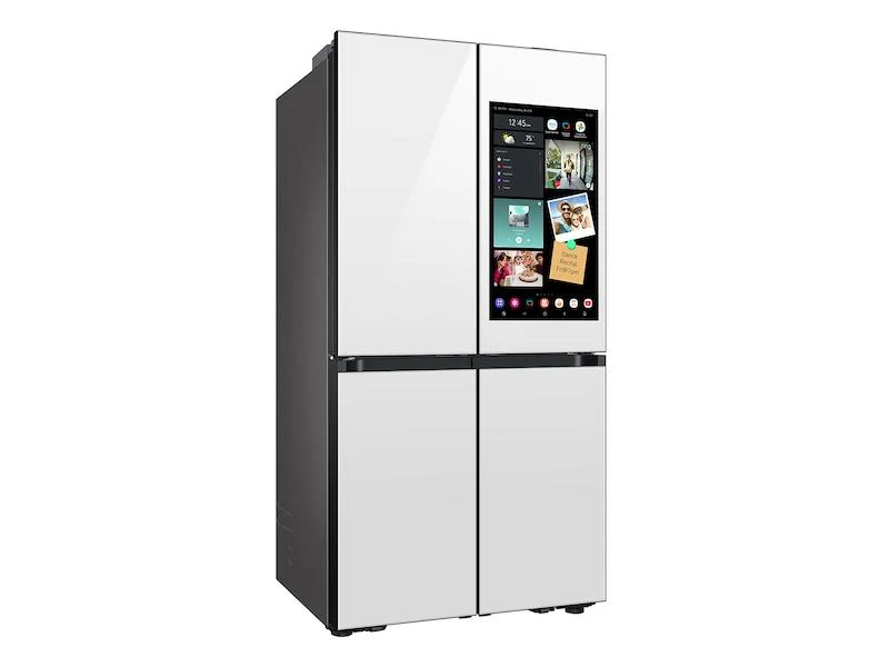 Samsung RF29DB990012 Bespoke 4-Door Flex™ Refrigerator (29 cu. ft.) with AI Family Hub+™ and AI Vision Inside™ in White Glass - Image 4