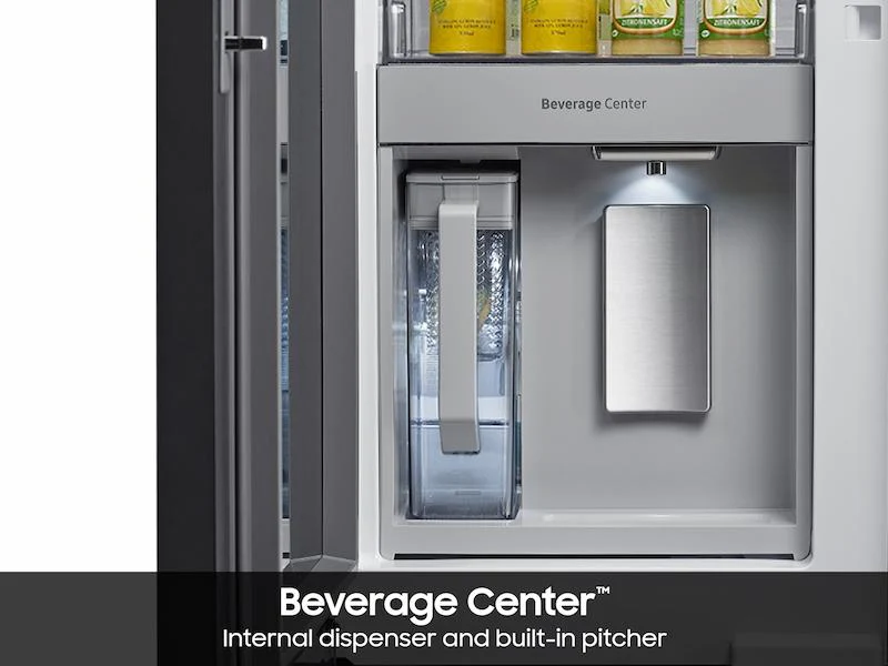 Samsung RM80F23VMR Bespoke 23 cu. ft. Counter Depth 4-Door French Door Refrigerator with AI Hybrid Cooling & Beverage Center™ in Stainless Steel - Image 7