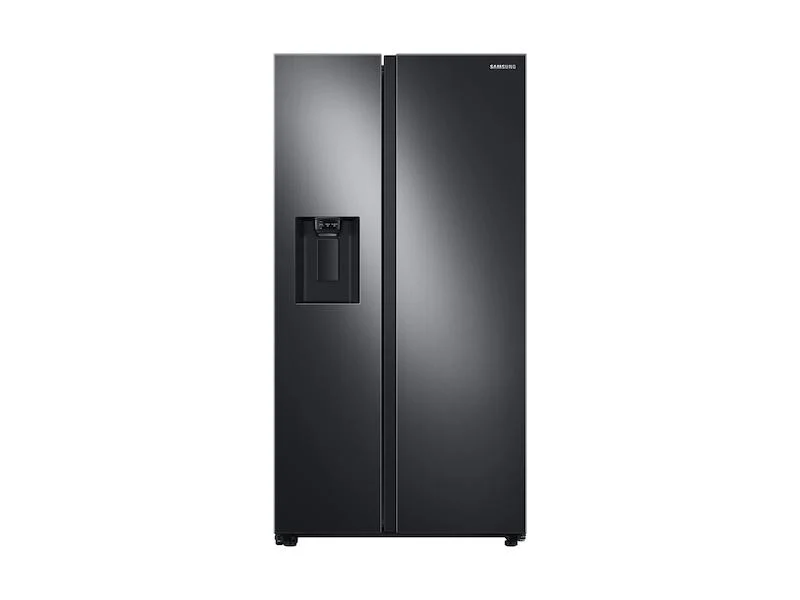22 cu. ft. Counter Depth Side-by-Side Refrigerator in Black Stainless Steel