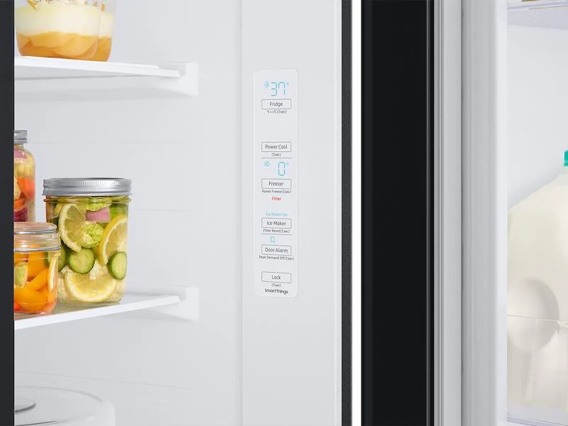 28 cu. ft. Smart Side-by-Side Refrigerator in Black Stainless Steel - Image 11