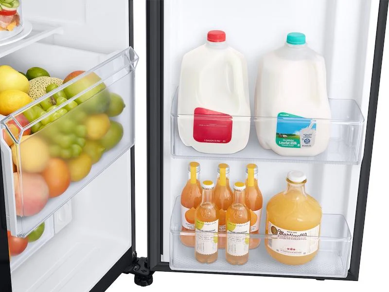 28 cu. ft. Smart Side-by-Side Refrigerator in Black Stainless Steel - Image 7
