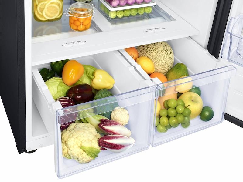 Samsung RT18M6215SG 18 cu. ft. Top Freezer Refrigerator with FlexZone™ and Ice Maker in Black Stainless Steel - Image 9