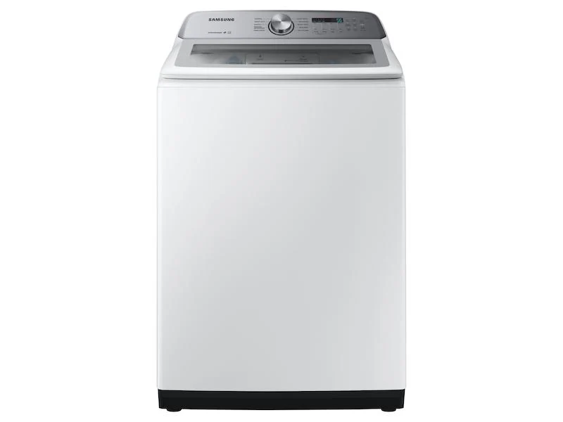 Samsung WA49B5205AW 4.9 cu. ft. Capacity Top Load Washer with ActiveWave™ Agitator and Active WaterJet in White