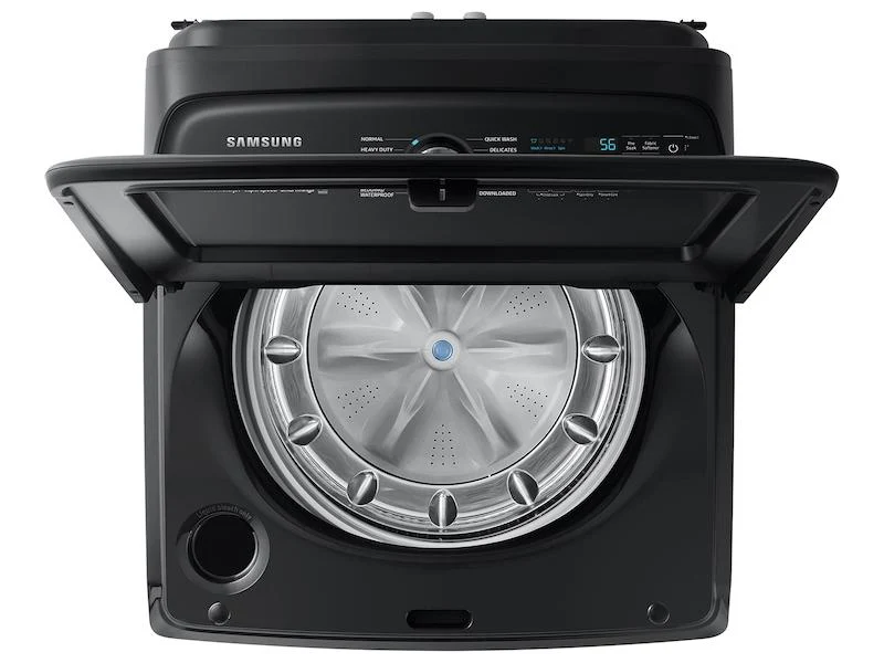 5.2 cu. ft. Large Capacity Smart Top Load Washer with Super Speed Wash in Brushed Black - Image 11
