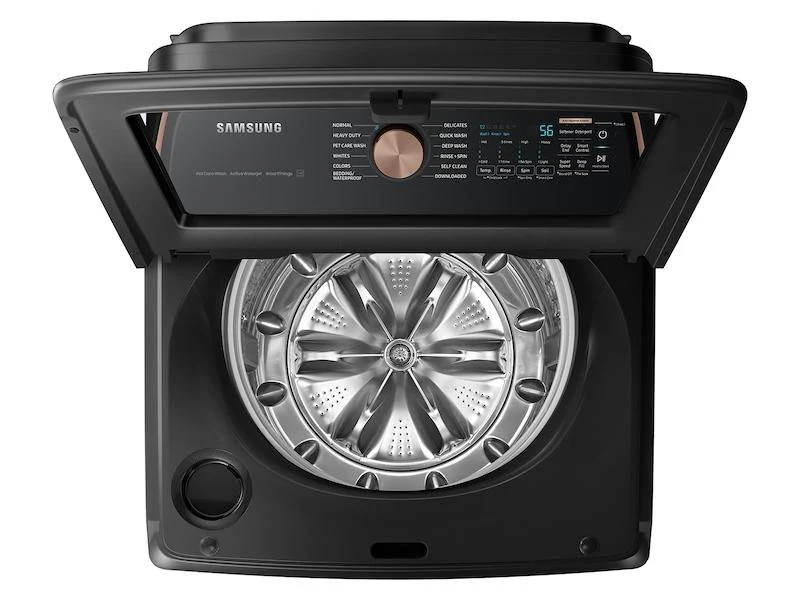 Samsung WA54CG7550AV 5.4 cu. ft. Extra-Large Capacity Smart Top Load Washer with Pet Care Solution and Auto Dispense System in Brushed Black - Image 13
