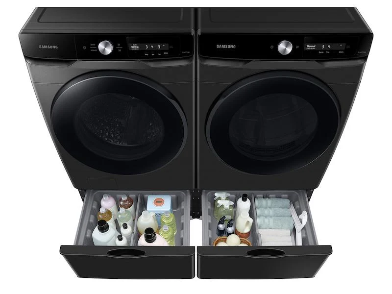 4.5 cu. ft. Large Capacity Smart Dial Front Load Washer with Super Speed Wash in Brushed Black - Image 9