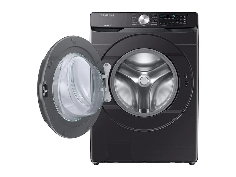 Samsung WF51CG8000AV 5.1 cu. ft. Extra-Large Capacity Smart Front Load Washer with Vibration Reduction Technology+ in Brushed Black - Image 7