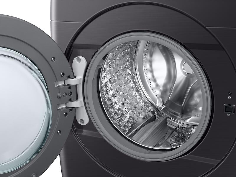 Samsung WF51CG8000AV 5.1 cu. ft. Extra-Large Capacity Smart Front Load Washer with Vibration Reduction Technology+ in Brushed Black - Image 8