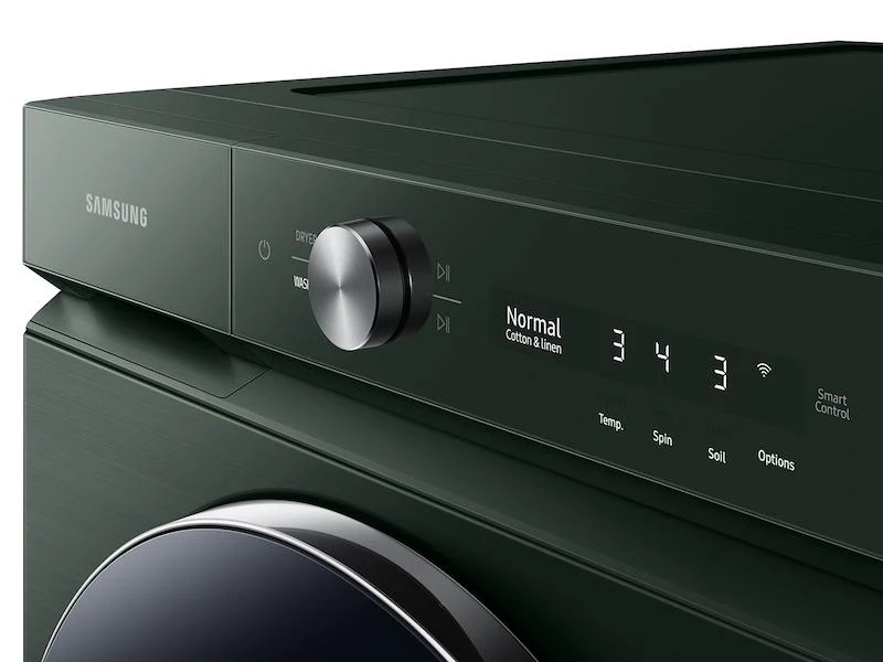 Samsung WF53BB8900AGUS Bespoke 5.3 cu. ft. Ultra Capacity Front Load Washer with AI OptiWash™ and Auto Dispense in Forest Green - Image 9