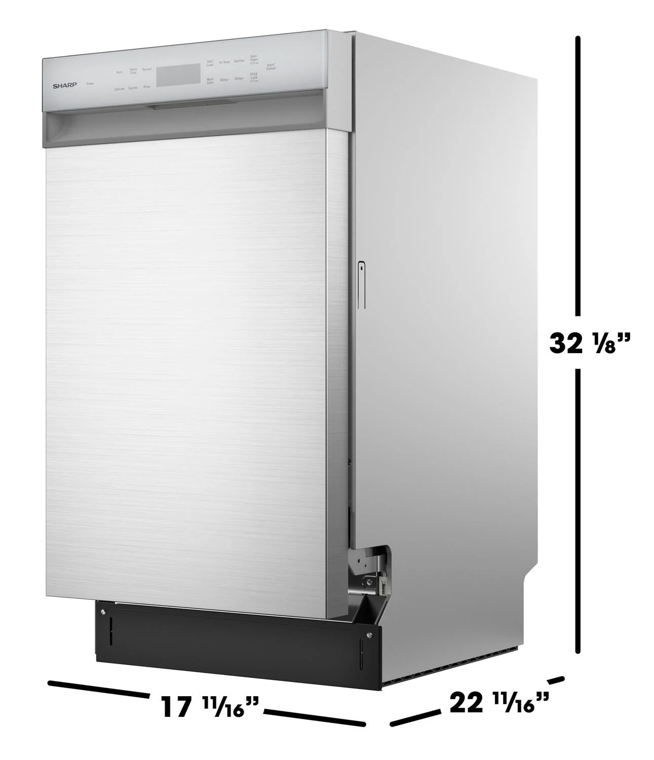 Sharp SDW4523MS 18 in. Stainless Steel 47 dB Dishwasher - Image 20