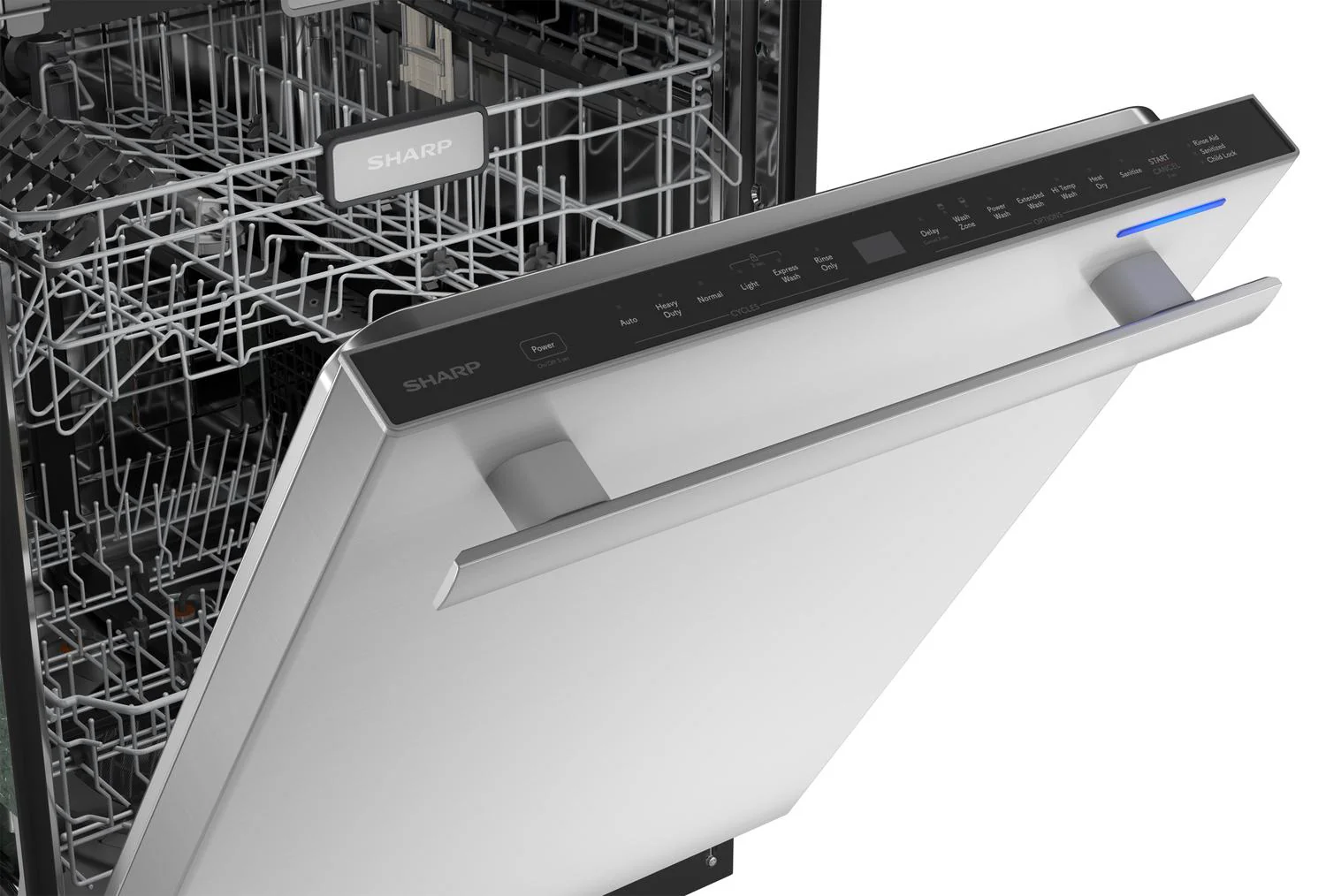 SDW6736MS Sharp 24 in. Stainless Steel 47dB Dishwasher - Image 5