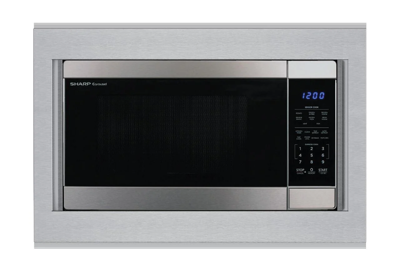 SKM430F9HS Sharp 30 in. Built-In Microwave Trim Kit - Image 3