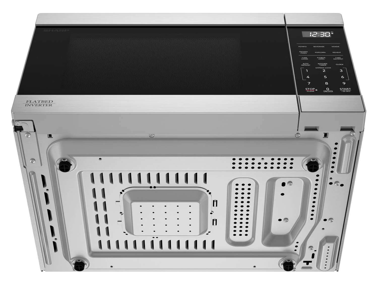SMC1174KS Sharp 1.1 cu. ft. 1100W Flatbed Countertop Microwave Oven with Inverter Technology - Image 36