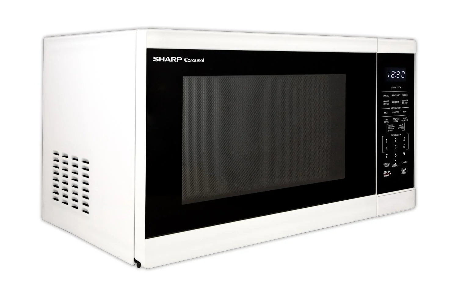 SMC1461KW Sharp 1.4 cu. ft. 1100W White Countertop Microwave Oven - Image 3