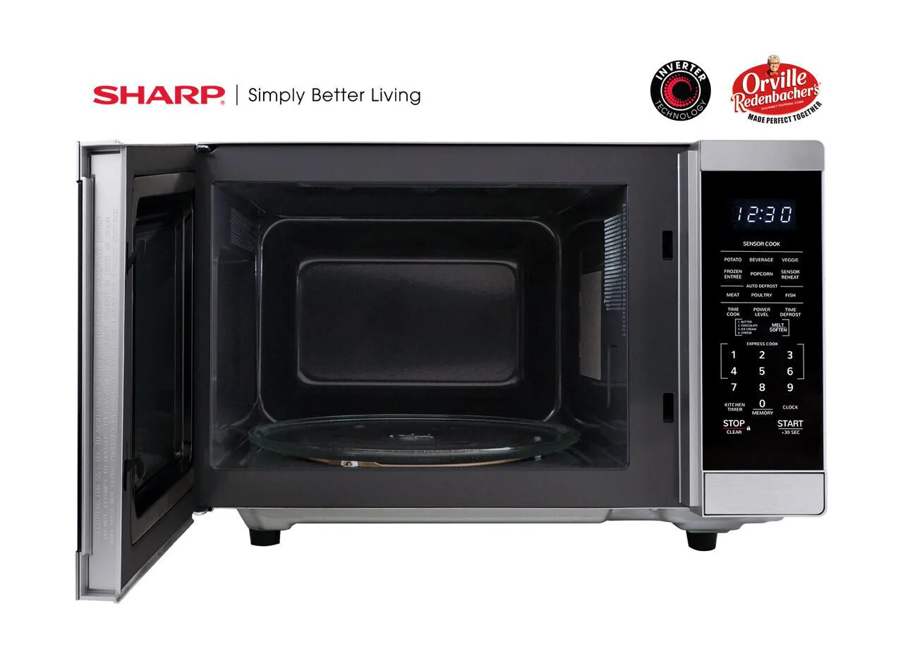 Sharp SMC1464HS 1.4 cu. ft. Family-Size Countertop Microwave Oven with Inverter Technology - Image 3