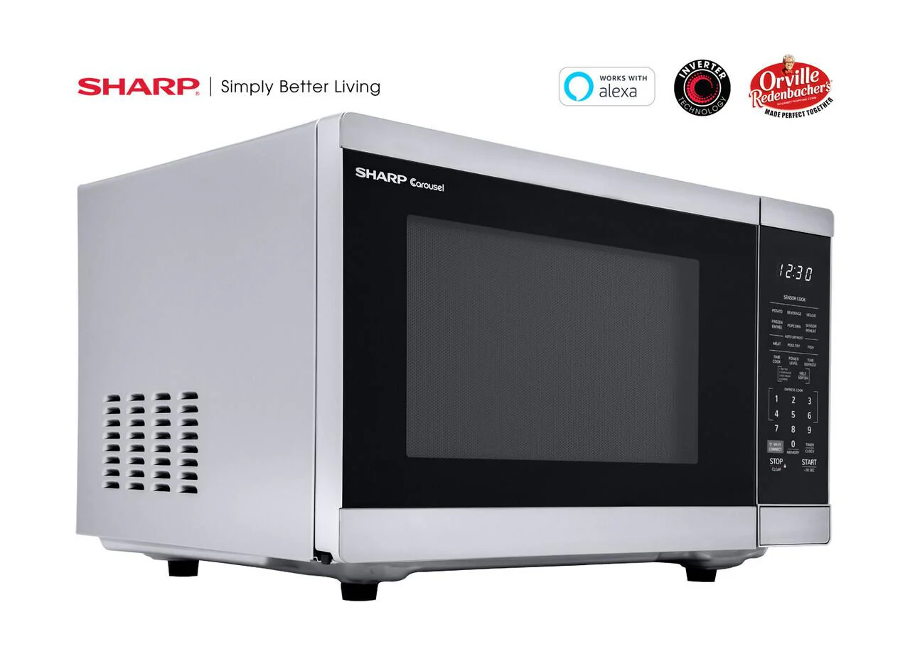Sharp SMC1469HS 1.4 cu. ft. Smart Countertop Microwave Oven - Image 2