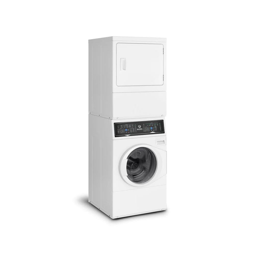 Speed Queen SF7007WG SF7 Stacked White Washer - Gas Dryer with Pet Plus Sanitize Fast Cycle Times 5-Year Warranty - Image 3