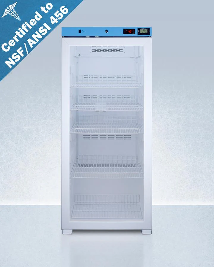 Summit ACR1012GNSF456LHD 24" Wide Upright Medical Refrigerator, Certified To Nsf/ansi 456 Vaccine Storage Standard