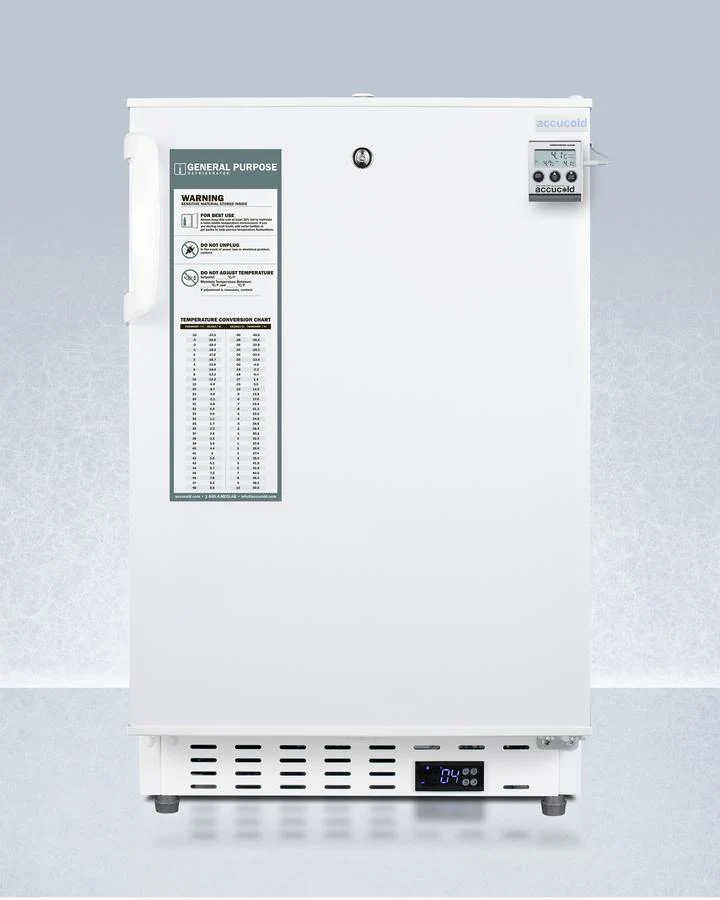 Summit ADA404REFAL 20" Wide Built-in Healthcare All-refrigerator, ADA Compliant