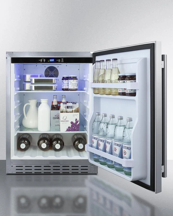 Summit AL55OSCSS 24" Built-in Outdoor Refrigerator, ADA Compliant - Image 5