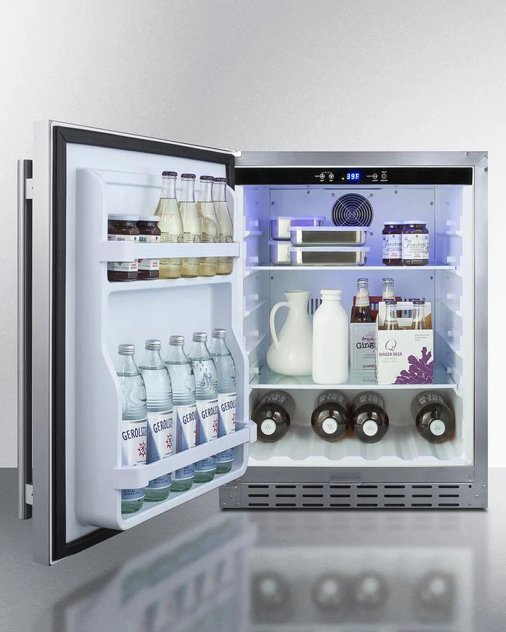 Summit AL55OSCSSLHD 24" Built-in Outdoor Refrigerator, ADA Compliant - Image 2