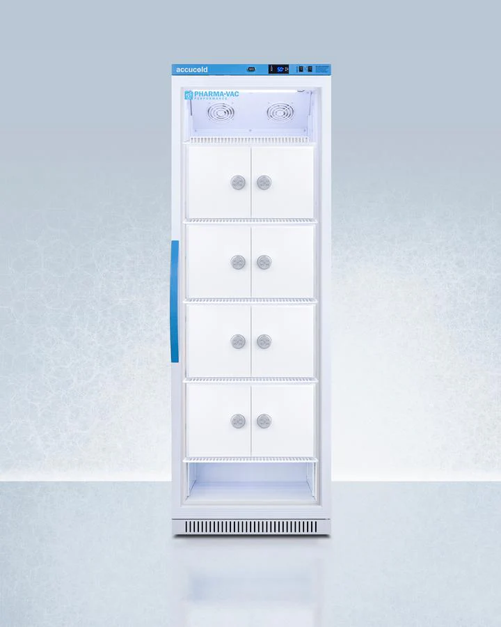 Summit ARG15PVLOCKER 15 CU.FT. Upright Vaccine Refrigerator With Interior Lockers