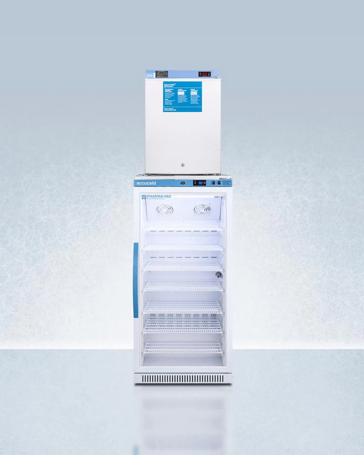 Summit ARG8PVFS30LSTACKMED2 24" Wide All-refrigerator/all-freezer Combination