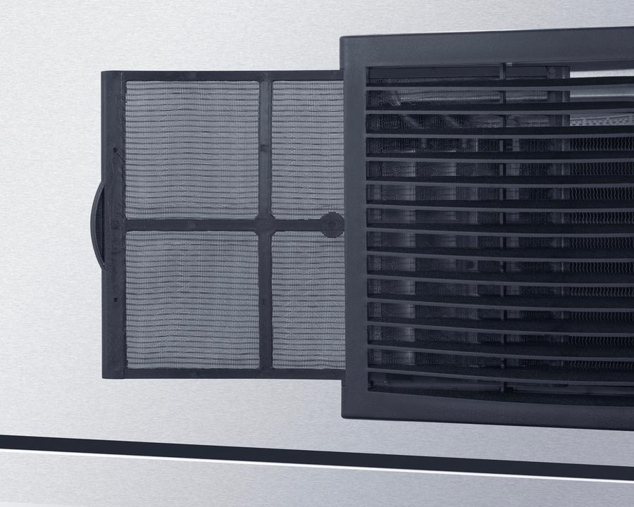 Summit BIM352KBIN 350 Lb. Commercial Ice Machine With Stainless Steel Bin - Image 3