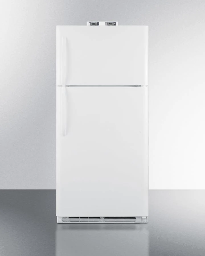 Summit BKRF18W 30" Wide Break Room Refrigerator-freezer