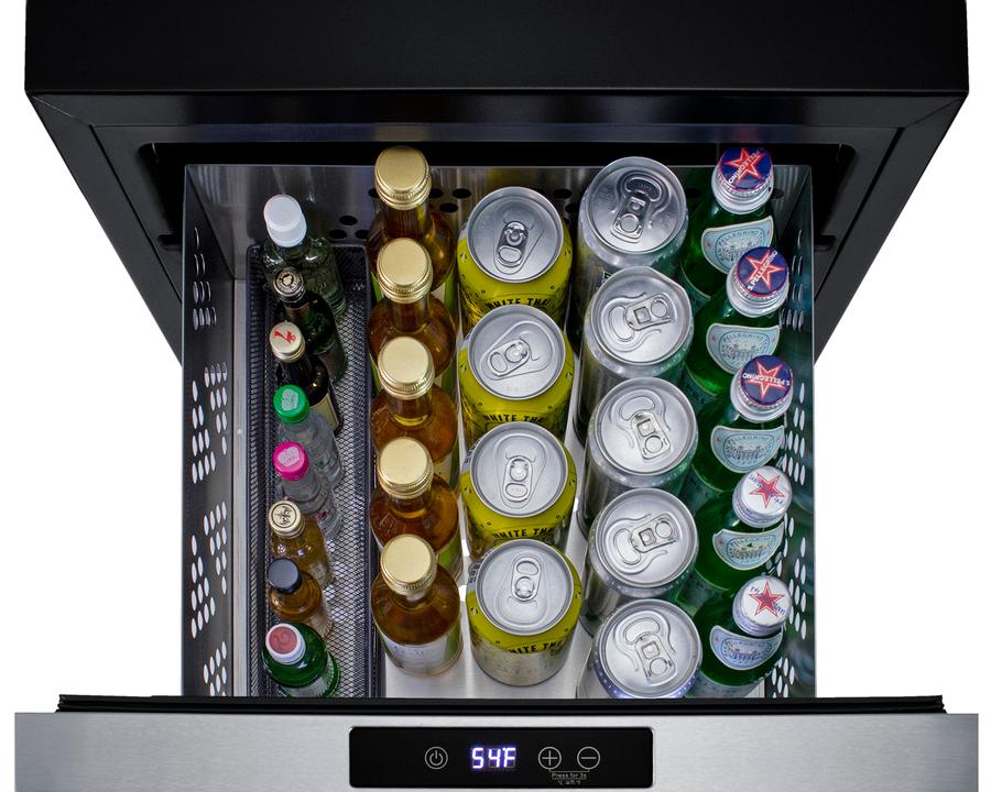 Summit COOL1D 18" Wide Built-in Wine/beverage Cooler Drawer - Image 11