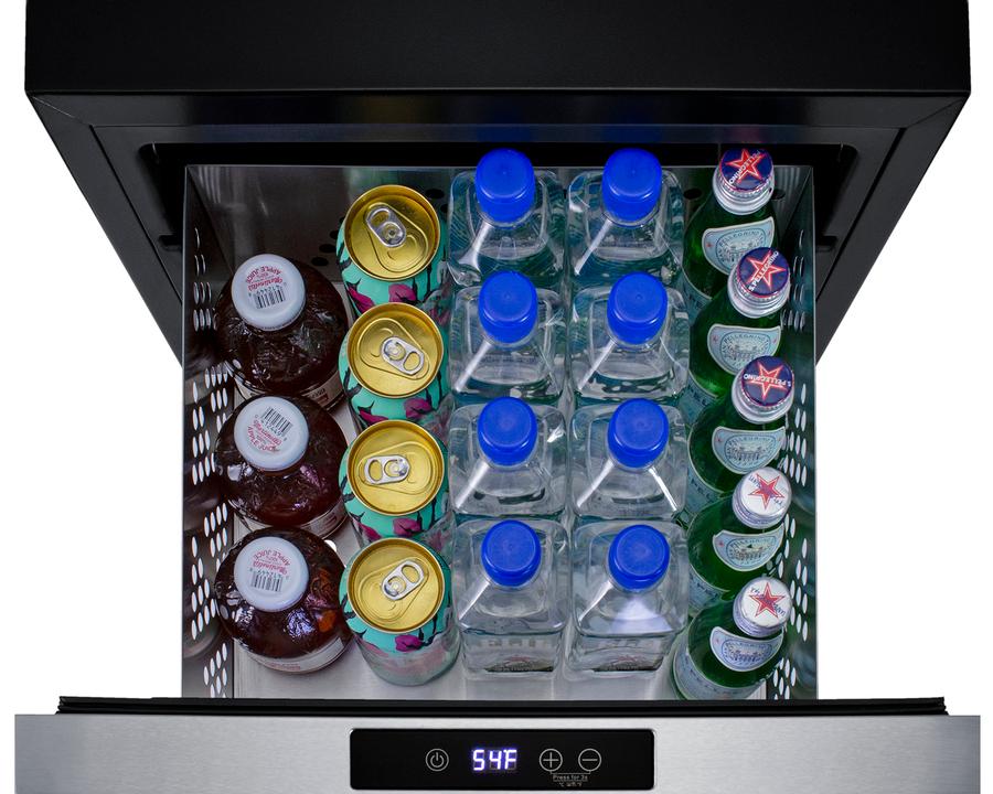 Summit COOL1D 18" Wide Built-in Wine/beverage Cooler Drawer - Image 12