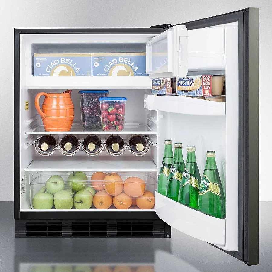 Summit CT663BKBIKSHHADA 24" Wide Built-in Refrigerator-freezer, ADA Compliant - Image 4