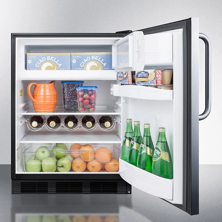 Summit CT663BKCSS 24" Wide Built-in Refrigerator-freezer - Image 4