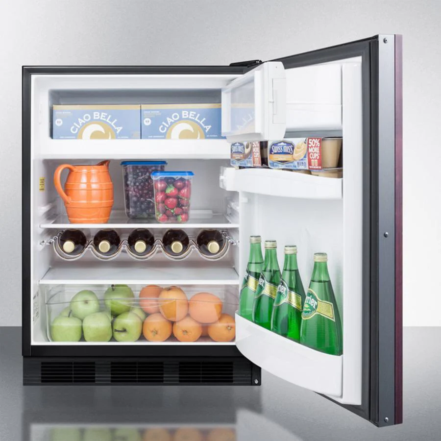 Summit CT663BKIFADA 24" Wide Refrigerator-freezer, ADA Compliant (panel Not Included) - Image 4